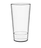 RucBicchieri Set 6 'URBAN M GLASS' 50 cl VASOS IRROMPIBLES, TRANSPARENTES Y REUTILIZABLES, en SAN, Bpa-Free, Apto para lavavajillas, con Doble Muesca 0,40 cl / 0,33 cl